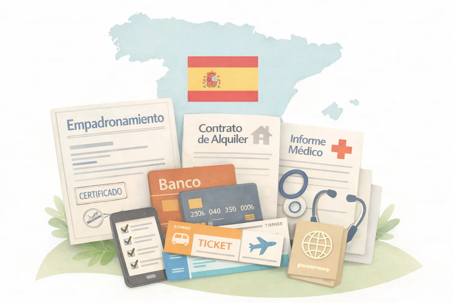 Какими документами подтвердить срок проживания в Испании 