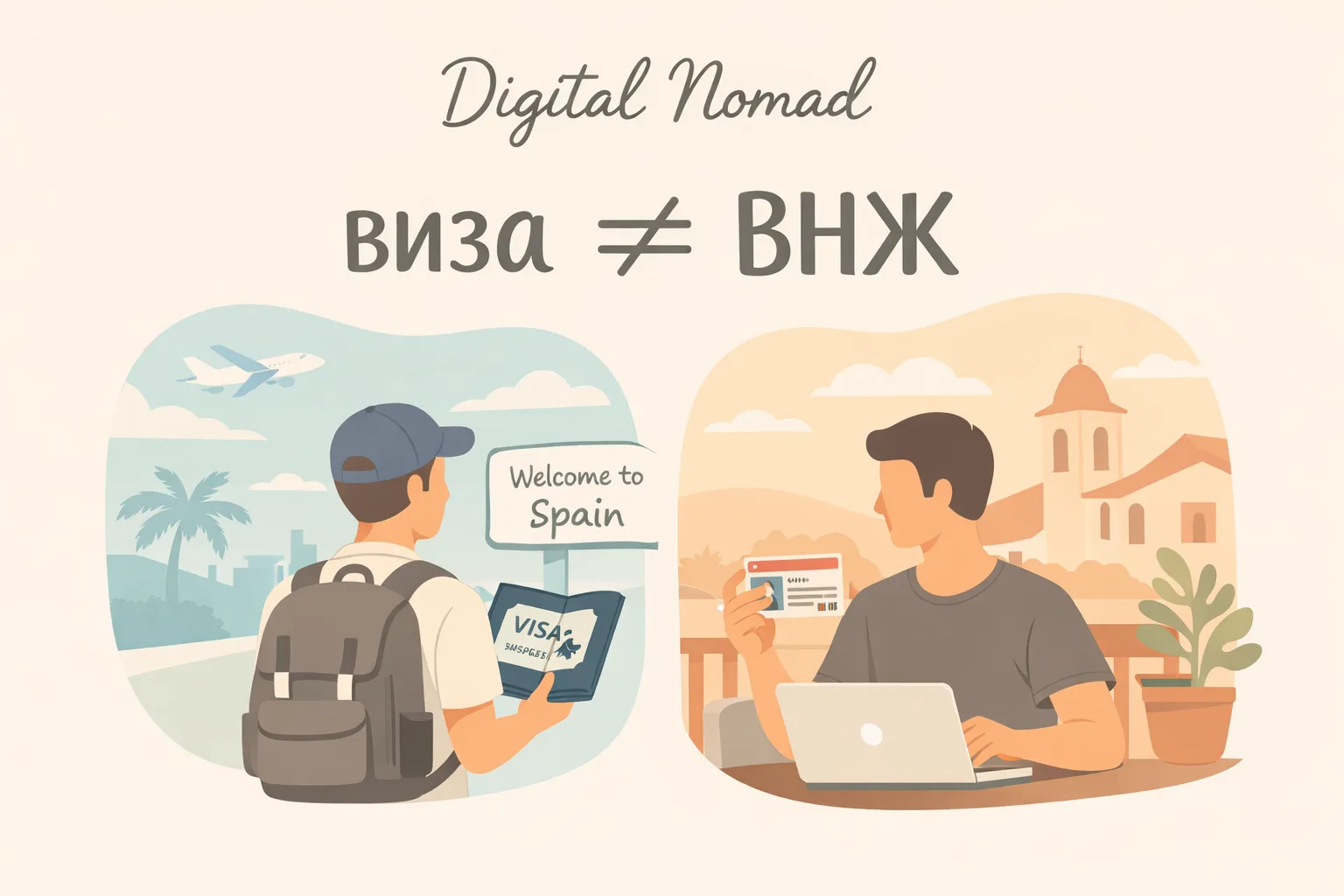 В чем разница между визой и ВНЖ цифрового кочевника