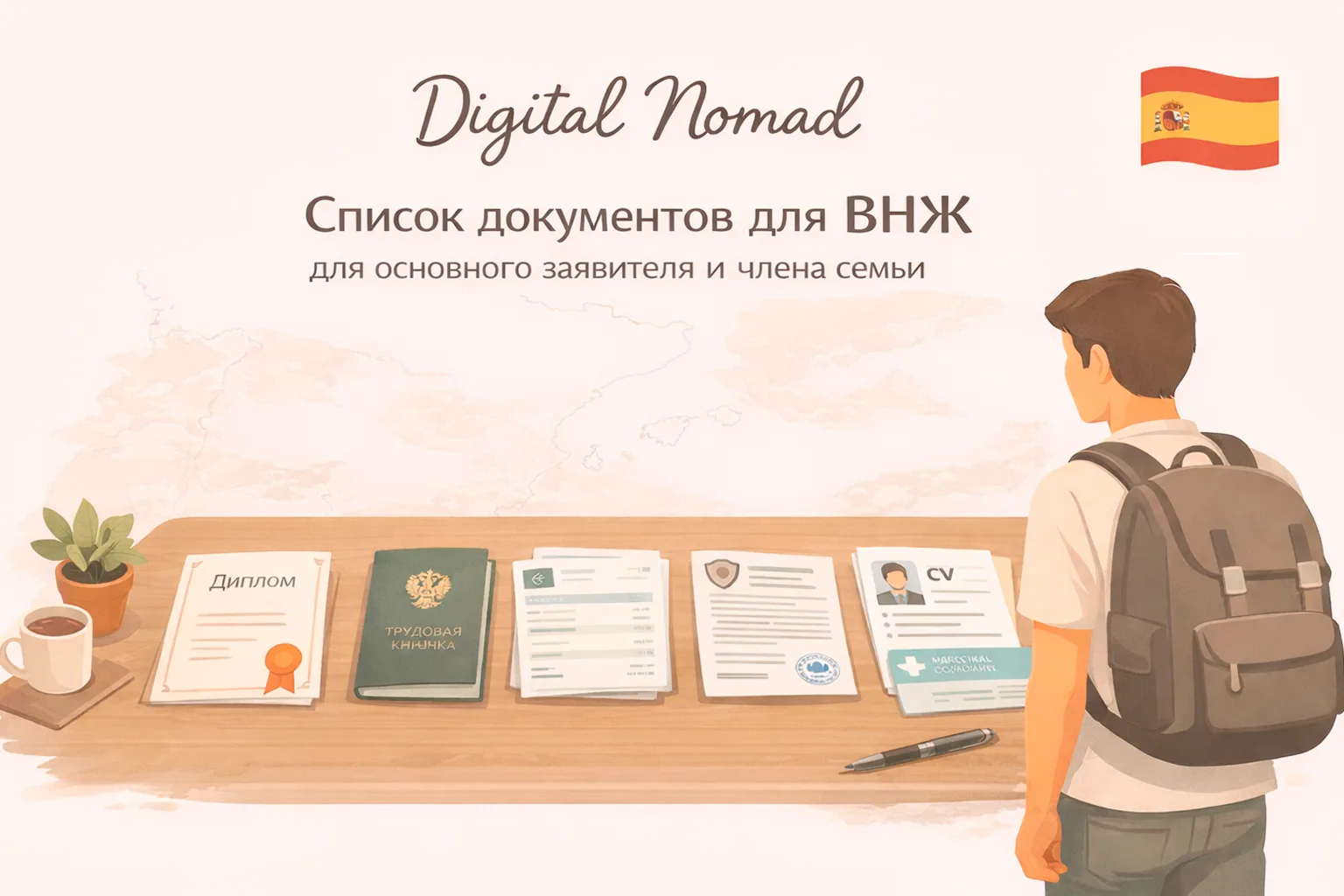 Список документов для ВНЖ и визы цифрового кочевника