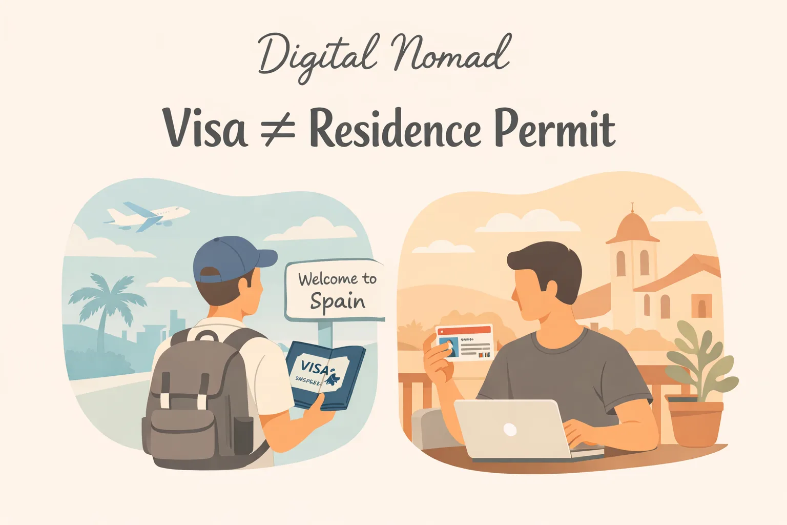 What's the difference between a Digital Nomad Visa and Residence Permit