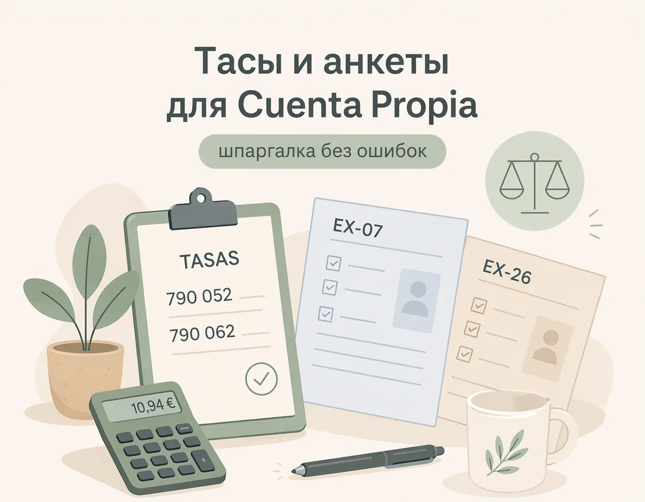 Пошлины и анкеты для ВНЖ Cuenta Propia: как не ошибиться при подаче