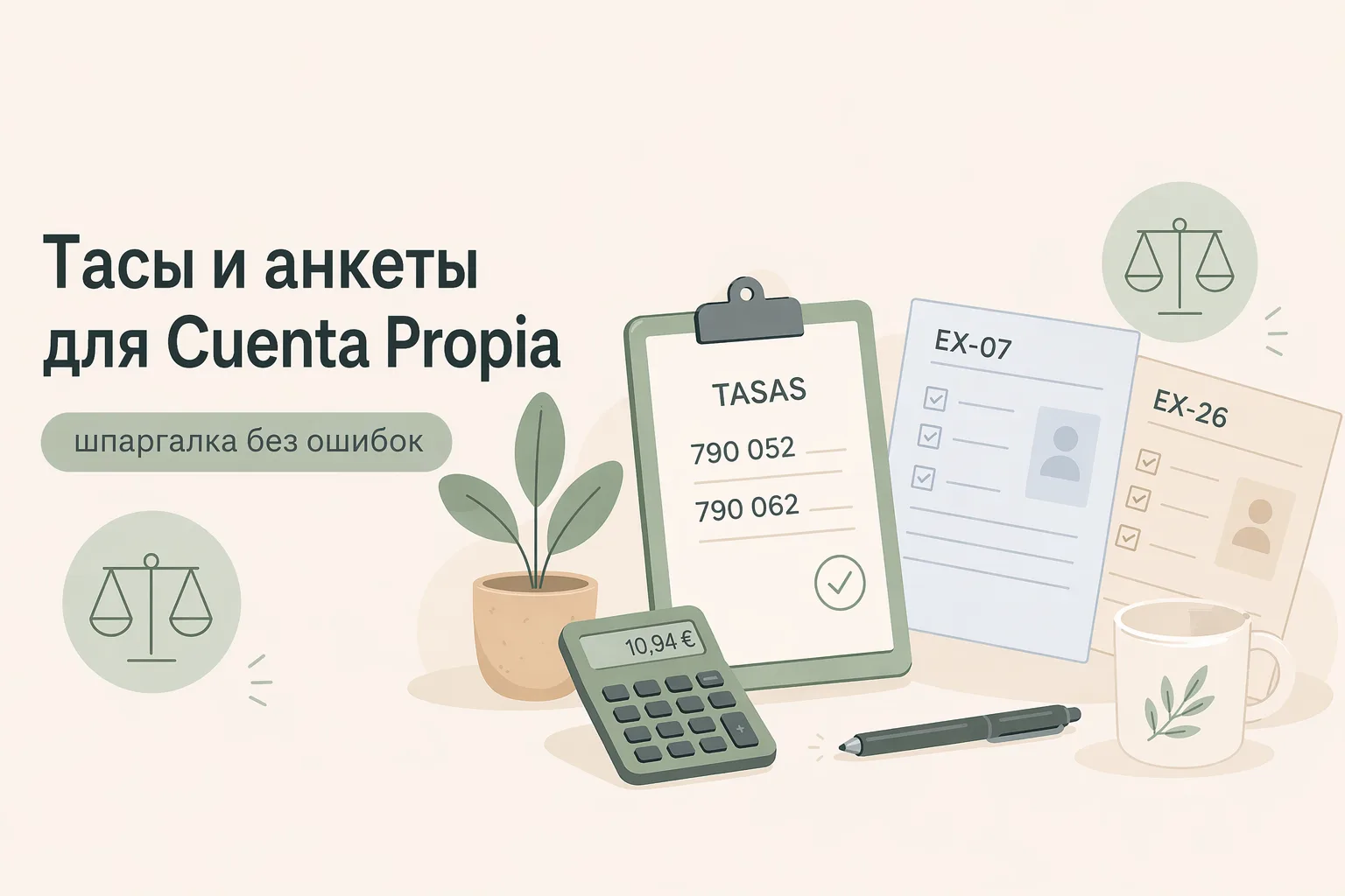 Пошлины и анкеты для ВНЖ Cuenta Propia: как не ошибиться при подаче