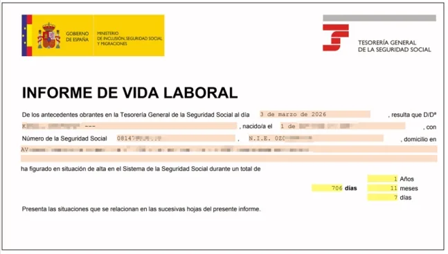 Как получить онлайн отчет о трудовой деятельности Vida laboral?