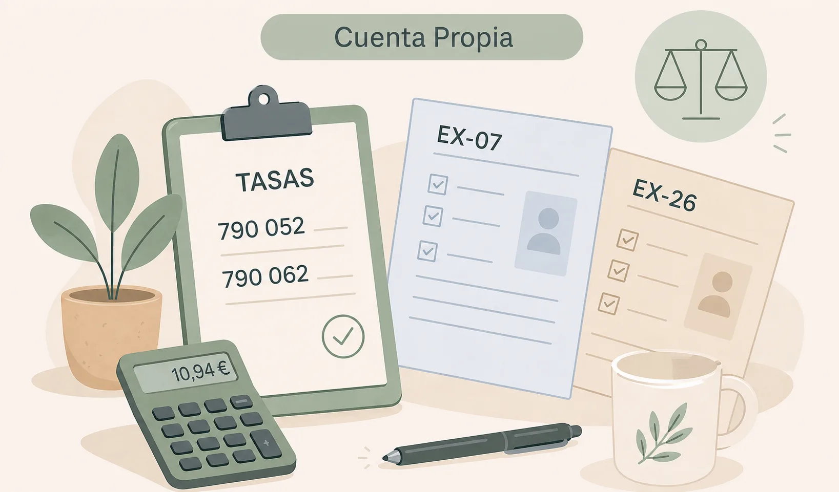 Tasas y formularios para la residencia Cuenta Propia: cómo no equivocarse al presentar la solicitud