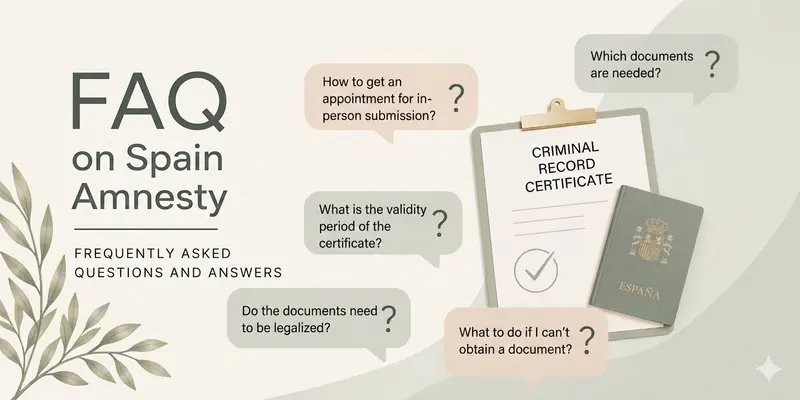 FAQ on the 2026 amnesty in Spain: how to obtain a residence permit through mass legalization