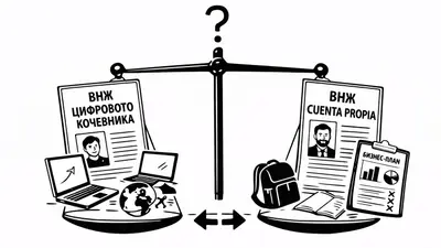 Сравнение ВНЖ Digital Nomad vs Cuenta propia