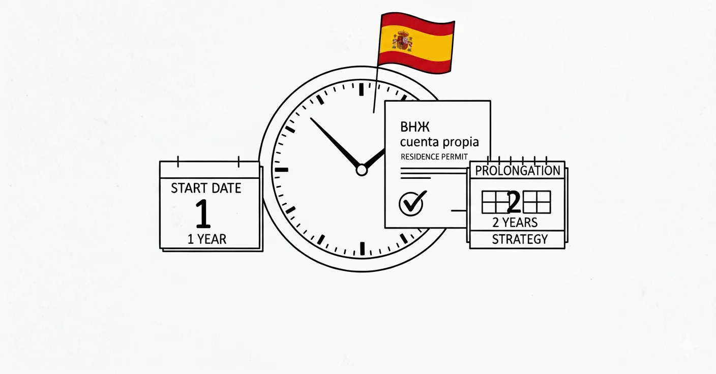 Сроки действия ВНЖ предпринимателя в Испании: первичное разрешение и продление